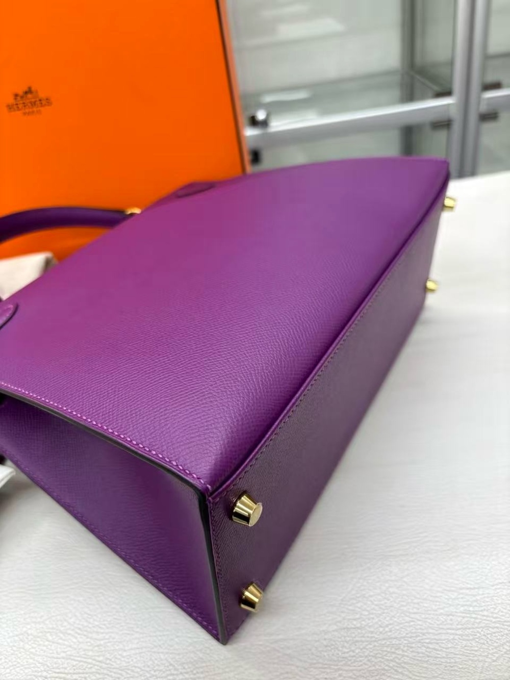 Hermes Epsom Kelly Sellier 28 Anemone - Picture 11 of 16